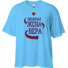 Футболка Oversize с надписью 