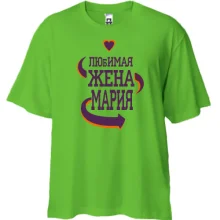 Футболка Oversize с надписью 