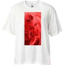 Футболка Oversize з потоком крові