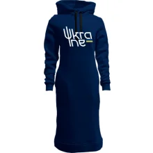 Худи платье с емблемой Ukraine (Украина)