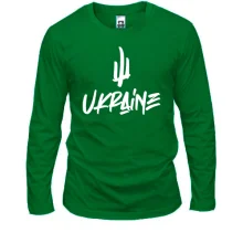 Лонгслив со стилизованным принтом Ukraine