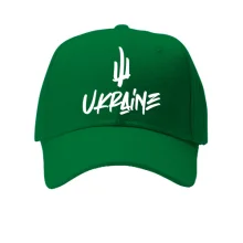 Кепка со стилизованным принтом Ukraine