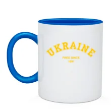 Чашка Ukraine free since 1991