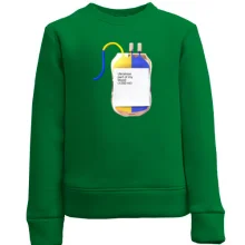 Дитячий світшот Ukranian part of my blood (Українська частина моєї крові)