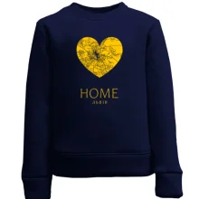 Дитячий світшот з серцем "Home Львів"