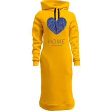 Худи платье с сердцем "Home Донецк"