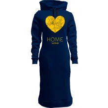 Худи платье с сердцем "Home Харьков"