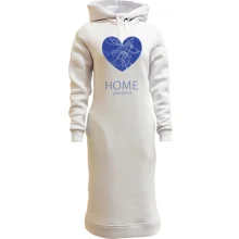 Худи платье с сердцем "Home Днепр"