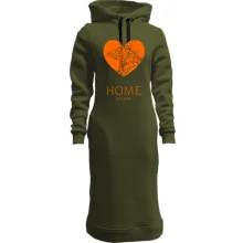 Худи платье с сердцем "Home Крым"