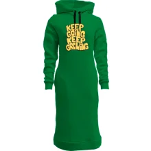 Худі сукня "Keep going keep Growing"