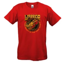 Футболка с золотым драконом Fearless Warrior