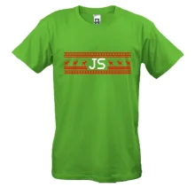 Чоловіча футболка "JavaScript та олені"
