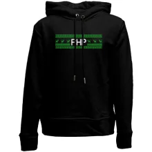 Детское худи без начеса "PHP и олени"