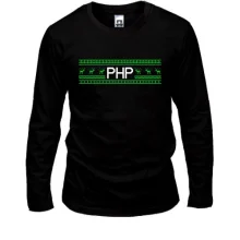 Чоловічий лонгслів "PHP та олені"