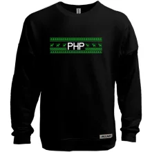 Свитшот без начеса "PHP и олени"