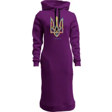 Худі сукня з гербом "StandWithUkraine"