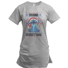 Туника со Стичем "Ohana Christmas"