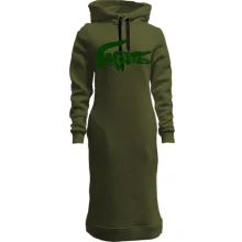 Худі сукня зі стилізованим лого "Lacoste"