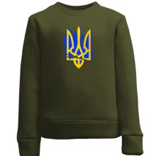 Дитячий світшот з патріотичним медвежонком