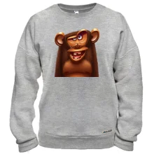 Свитшот с обезьяной в стиле cartoon