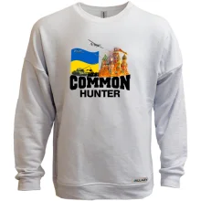 Свитшот без начеса Common Hunter с горящей Москвой