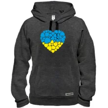 Толстовка "Сердце из сердечек"