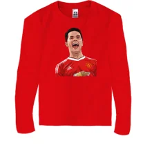 Дитячий лонгслів з футболістом Манчестера