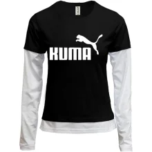 Комбинированный лонгслив для кумы "kuma"