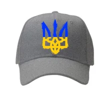Кепка с тризубом в цвете украинского флага