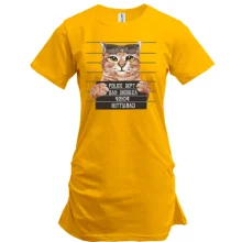 Туника с арестованным котом "Kitty BAD"