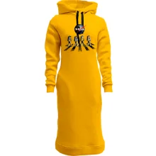 Худи платье "NASA в стиле Битлс"