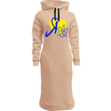 Худи платье "Я ♥ Украину"