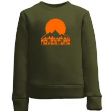 Дитячий світшот з горами "Adventure"