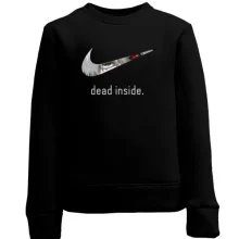 Дитячий світшот "Dead inside"