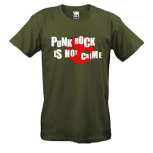 Футболка Punk rock is not crime
