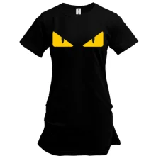 Подовжена футболка "Очі Fendi"
