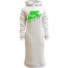 Худі сукня лого "Nike" з потіками