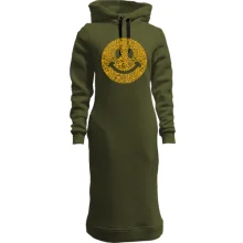 Худи платье с смайлом из кучи предметов