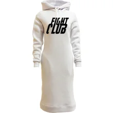 Худи платье Fight Club в спортивном стиле