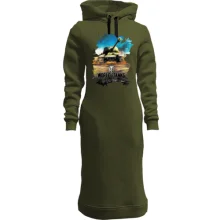 Худи платье с танком (World of tanks)