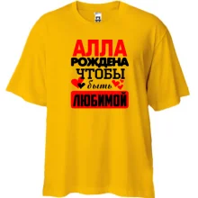 Футболка Oversize с надписью 