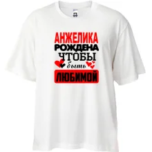 Футболка Oversize с надписью 