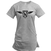 Подовжена футболка Straight edge