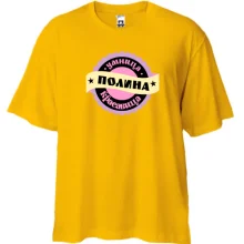 Футболка Oversize с надписью 
