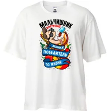 Футболка Oversize з написом 