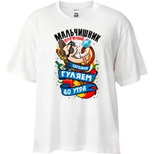 Футболка Oversize з написом 