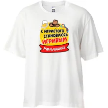 Футболка Oversize з написом 