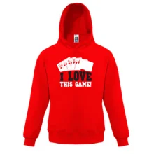 Дитяча толстовка I love tnis game