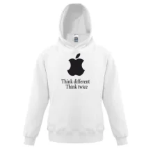 Детская толстовка Apple - Think twice