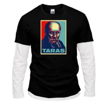 Комбинированный лонгслив с Тарасом Шевченко (арт)